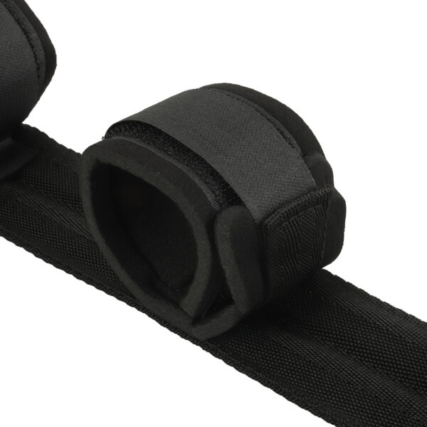 Banoch Spreidstang met klittenband velcro boeien 42 cm lang zwart 6 scaled