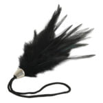 Banoch Tantra long feather black streel veer zwart 3 scaled