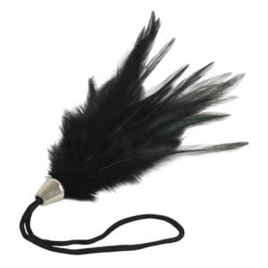 Banoch Tantra long feather black streel veer zwart 3 scaled