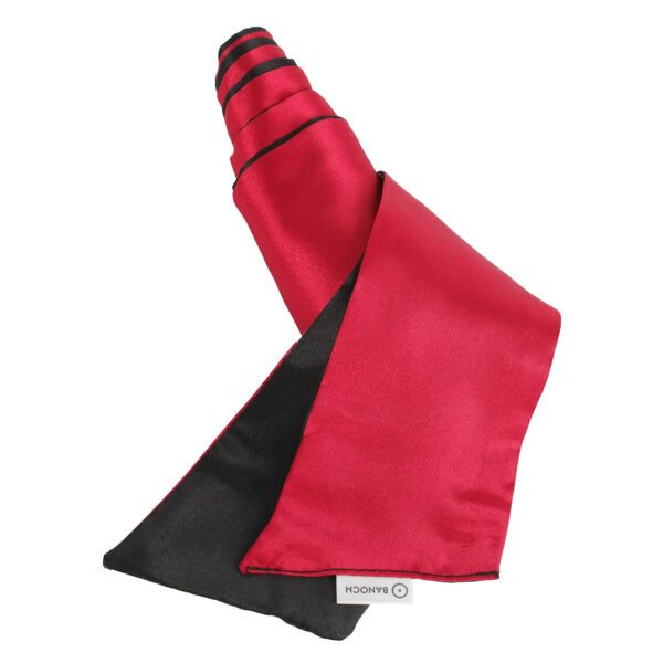 Banoch blindoek satijn rood zwart met label 5 scaled Banoch blindoek satijn rood zwart met label 5 scaled