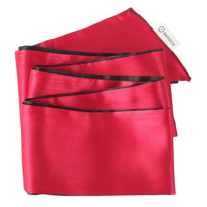 Banoch blindoek satijn rood zwart met label 6 scaled