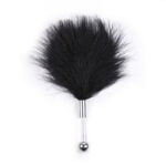 Banoch tantra black feather with clear handle 1
