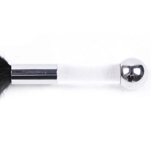 Banoch tantra black feather with clear handle 5 Banoch tantra black feather with clear handle 5