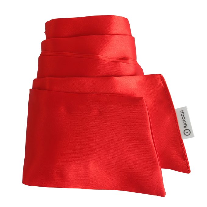 Banoch Blinddoek Rood zacht 150 cm 8 cm breed 4 scaled