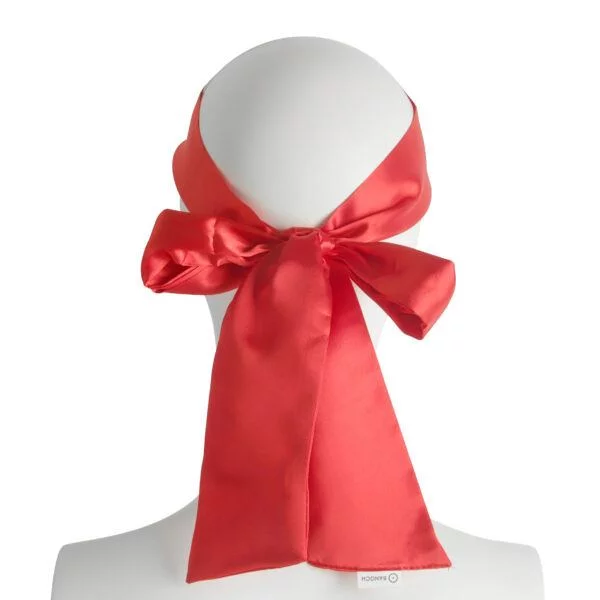 Banoch Blinddoek Rood zacht 150 cm 8 cm breed 6 scaled