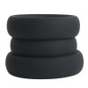 Banoch Cockring set donut trio zwart siliconen O 404550 mm 1 scaled