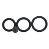 Banoch Cockring set donut trio zwart siliconen O 404550 mm 8 scaled
