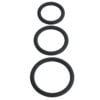 Banoch Cockring trio classic set zwart siliconen O 304050 mm 3 scaled