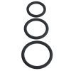 Banoch Cockring trio classic set zwart siliconen O 304050 mm 3 scaled