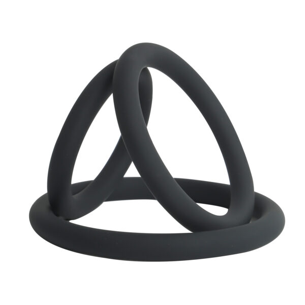 Banoch Cockring trio classic set zwart siliconen O 304050 mm 6 scaled