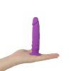Banoch Dildo paars siliconen met zuignap 136 cm lang O 28 cm scaled