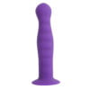 Banoch Dildo ribbel paars siliconen met zuignap 145 cm lang max O 3 cm 2 scaled