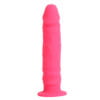 Banoch Dildo roze siliconen met zuignap 136 cm lang O 28 cm 3 scaled