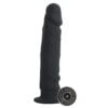 Banoch Dildo zwart siliconen met zuignap 136 cm lang O 28 cm 1 scaled