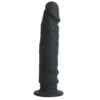Banoch Dildo zwart siliconen met zuignap 136 cm lang O 28 cm 3 scaled