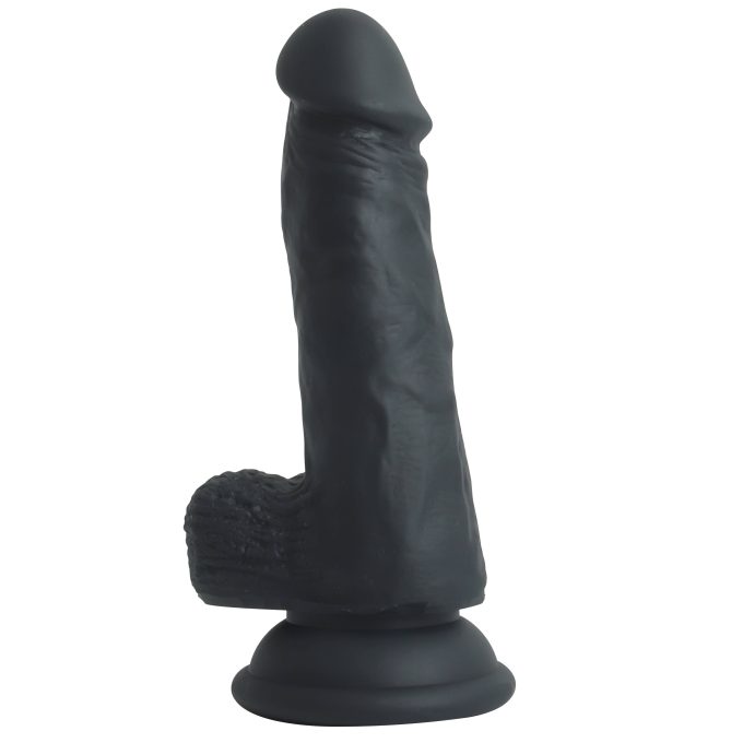 Banoch Dildo zwart siliconen penis met zuignap lengte 143 cm O 32 cm 156 gram 5 scaled