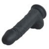 Banoch Dildo zwart siliconen penis met zuignap lengte 175 cm O 4 cm 255 gram 5 scaled