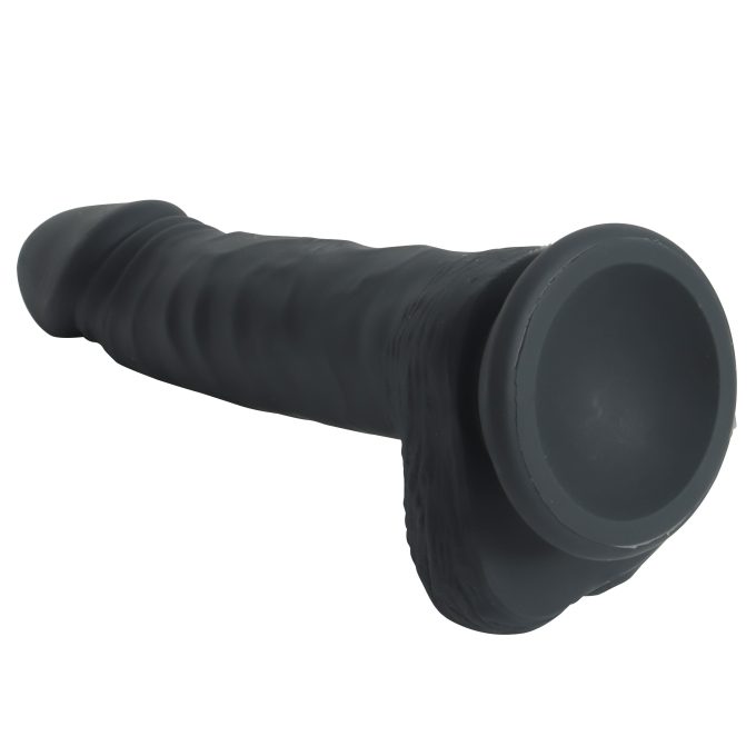 Banoch Dildo zwart siliconen penis met zuignap lengte 175 cm O 4 cm 255 gram 6 scaled