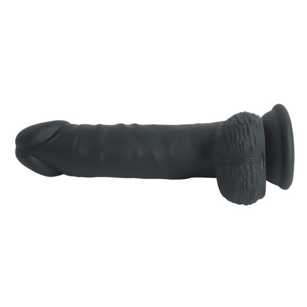 Banoch Dildo zwart siliconen penis met zuignap lengte 175 cm O 4 cm 255 gram 7 scaled
