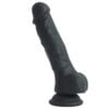 Banoch Dildo zwart siliconen penis met zuignap lengte 20 cm O 43 cm 330 gram 4 scaled