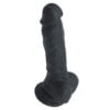 Banoch Dildo zwart siliconen penis met zuignap lengte 20 cm O 43 cm 330 gram 5 scaled