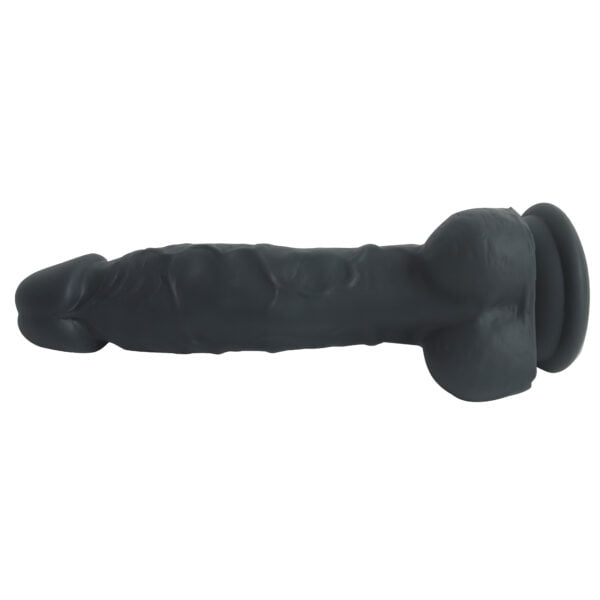 Banoch Dildo zwart siliconen penis met zuignap lengte 20 cm O 43 cm 330 gram 7 scaled