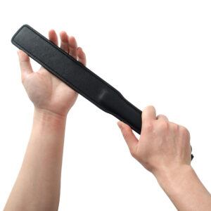 Banoch Paddle zwart 405 cm X 45 cm imitatie leer BDSM 7 scaled
