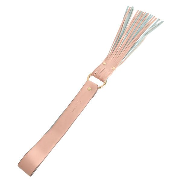 Banoch flogger flat blauw roze pu leer 50 cm BDSM 4 scaled