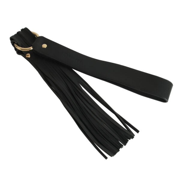 Banoch flogger flat zwart pu leer 50 cm BDSM 2 scaled