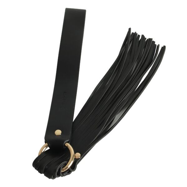 Banoch flogger flat zwart pu leer 50 cm BDSM 3 scaled