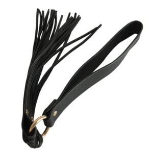 Banoch flogger flat zwart pu leer 50 cm BDSM 4 scaled