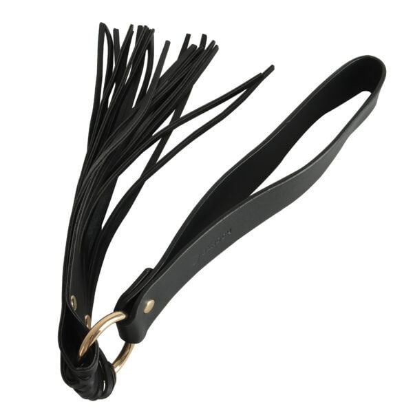 Banoch flogger flat zwart pu leer 50 cm BDSM 4 scaled