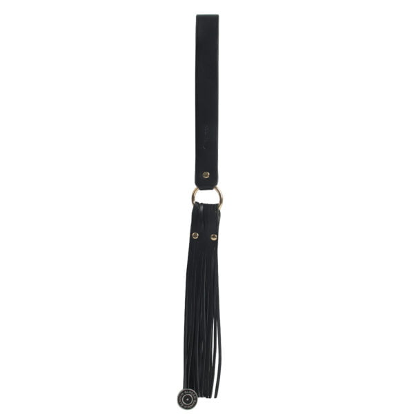 Banoch flogger flat zwart pu leer 50 cm BDSM 6 scaled