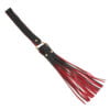 Banoch flogger flat zwart rood pu leer 50 cm BDSM 3 scaled