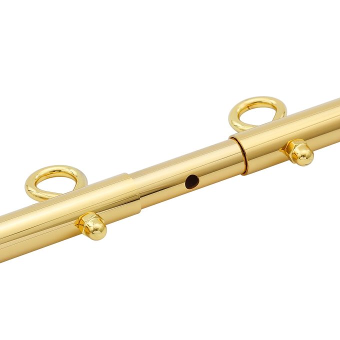 Spreidstang verstelbaar hoes 50 cm 80 cm goud spreader bar bondage 2