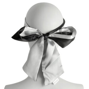 Banoch Blindoek ZwartWit zacht 150 cm 8 cm breed 2 scaled