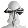 Banoch Blindoek ZwartWit zacht 150 cm 8 cm breed 2 scaled