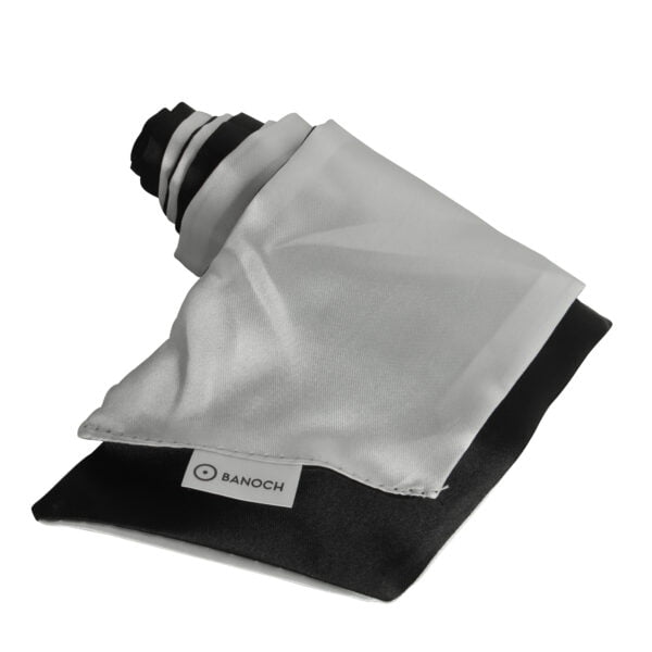 Banoch Blindoek ZwartWit zacht 150 cm 8 cm breed 7 scaled