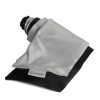 Banoch Blindoek ZwartWit zacht 150 cm 8 cm breed 7 scaled