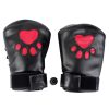 Banoch Perrito Mittones dog paws mittens bondage PU Leer rood voetje puppy play 3 scaled