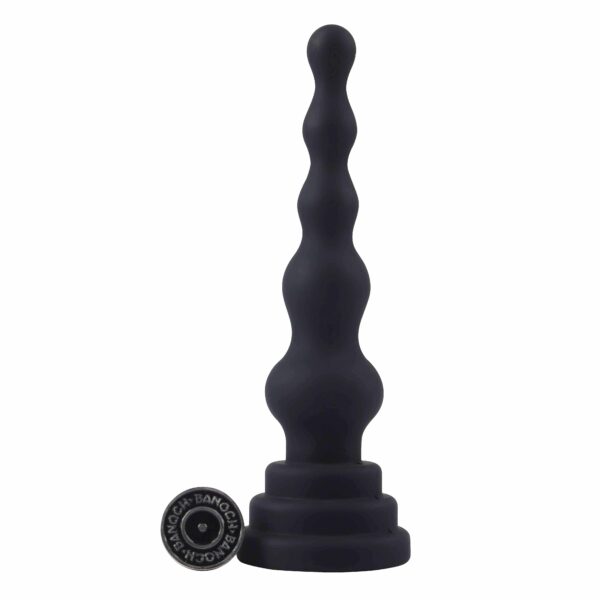 Buttplug ribbel zwart siliconen ribbels O 15171927365 mm 3 scaled