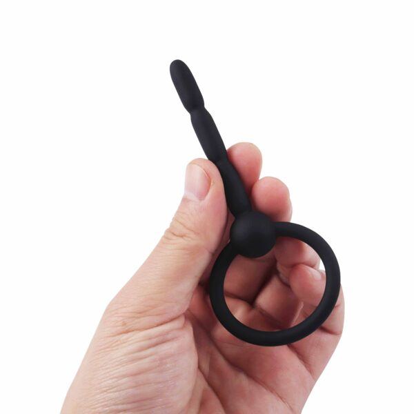 Insertable Penisplug Adagdak max. O 8 mm siliconen zwart 1 scaled