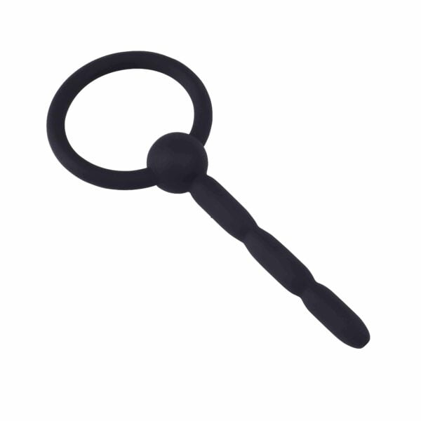 Insertable Penisplug Adagdak max. O 8 mm siliconen zwart 4 scaled