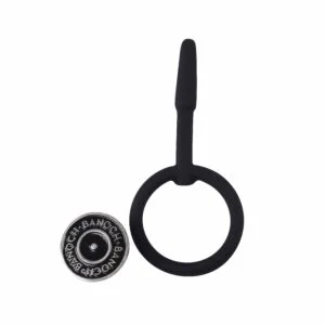 Insertable Penisplug Adwa Max. O 8 mm Siliconen zwart 1 scaled