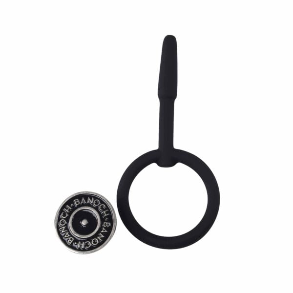 Insertable Penisplug Adwa Max. O 8 mm Siliconen zwart 1 scaled