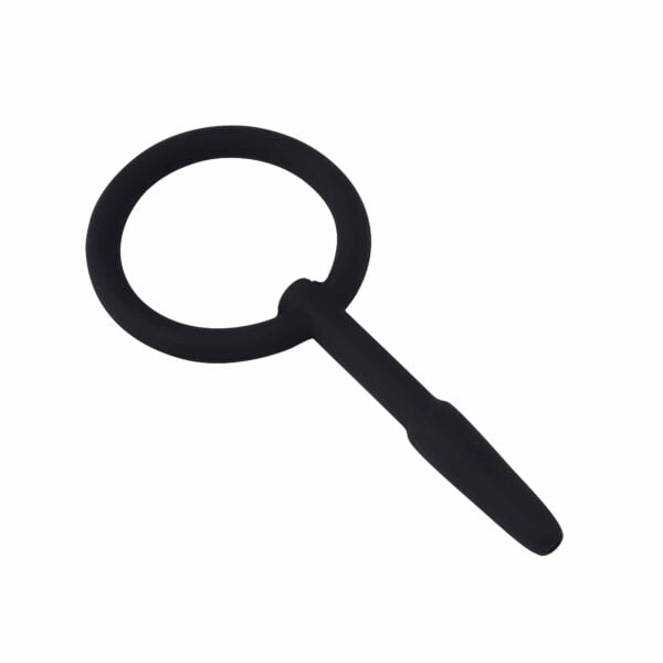 Insertable Penisplug Adwa Max. O 8 mm Siliconen zwart 3 scaled