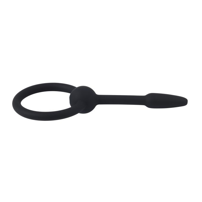 Insertable Penisplug Ahyi max. O 9 mm siliconen zwart 5 scaled