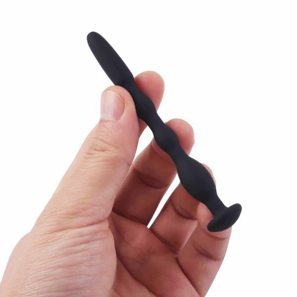 Insertable Penisplug open dilator siliconen ∅ 85 12 mm 98 mm lang 4 scaled