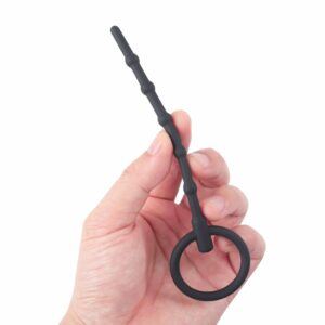 Insertable Penisstick Agua max. O 8 mm siliconen zwart 1 scaled