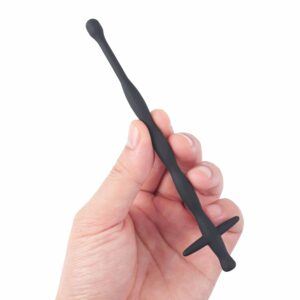 Insertable Penisstick cross dilator siliconen ∅ 8 mm 150 mm lang 5 scaled